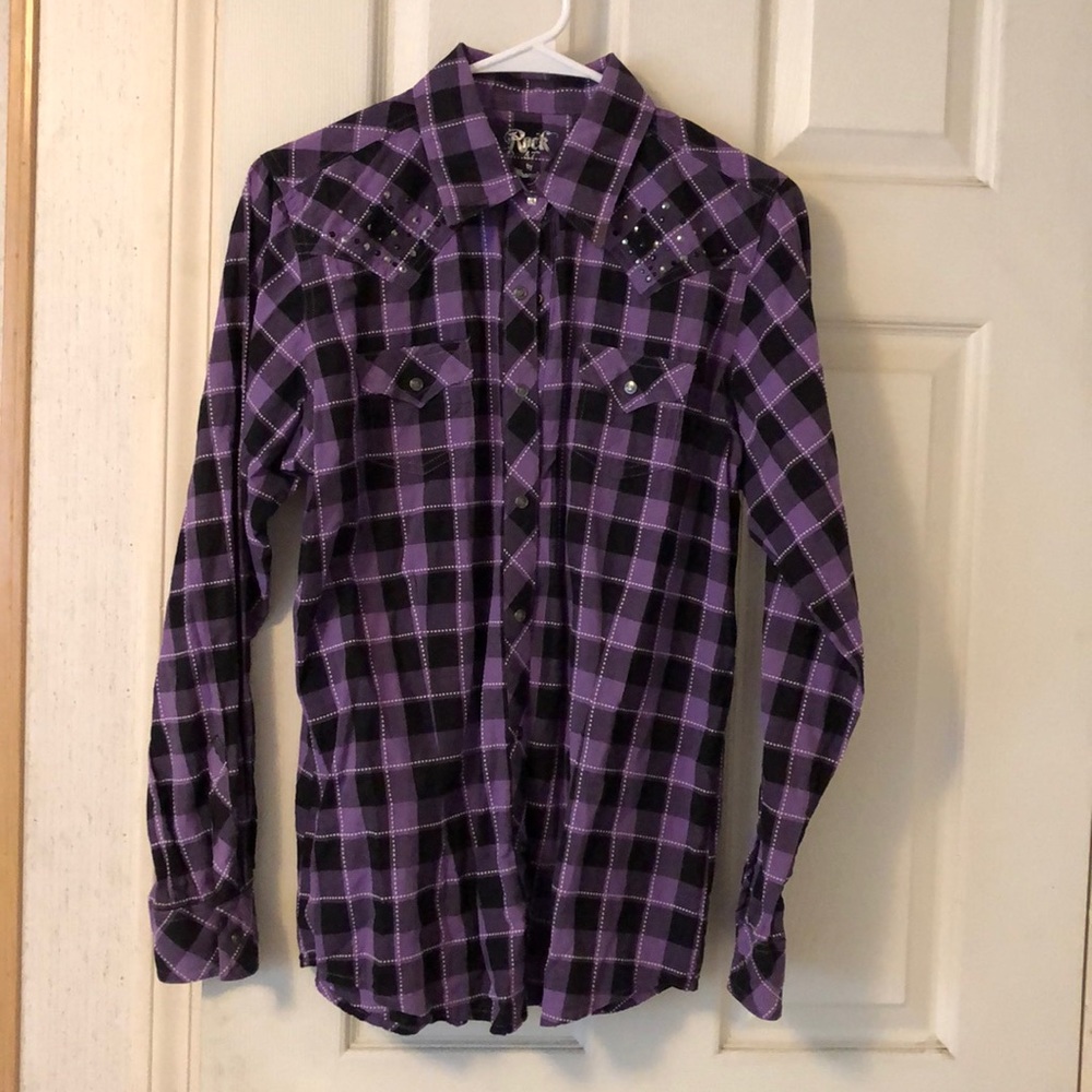Rock 47 by Wrangler Large button up shirt